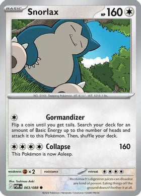 Snorlax 63 - ME03 Perfect Order Reverse Holofoil