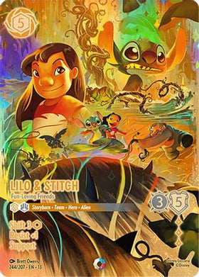 Lilo & Stitch - Fun-Loving Friends (Iconic) (244/204) - Attack of the Vine Holofoil