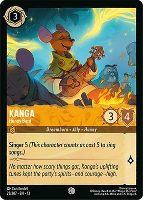 Kanga - Hunny Bard (23/204) - Attack of the Vine Cold Foil