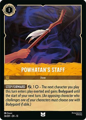 Powhatan's Staff (36/204) - Attack of the Vine Cold Foil