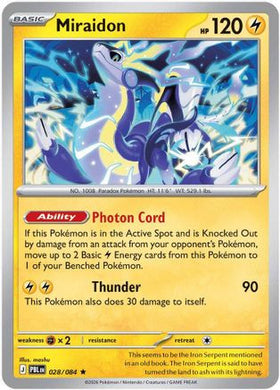 Miraidon 28 - ME05 Pitch Black Reverse Holofoil
