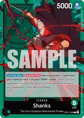 Shanks (020) (OP17-020) The World's Strongest Warriors