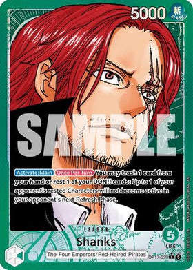 Shanks (020) (Alternate Art) (OP17-020) The World's Strongest Warriors Foil