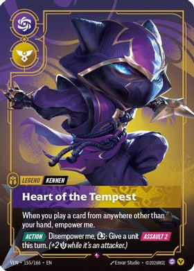 Kennen - Heart of the Tempest (155/166) - Vendetta Foil
