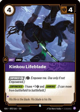 Kinkou Lifeblade (093/166) - Vendetta