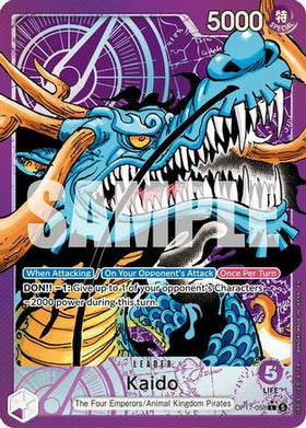Kaido (058) (Alternate Art) (OP17-058) The World's Strongest Warriors Foil