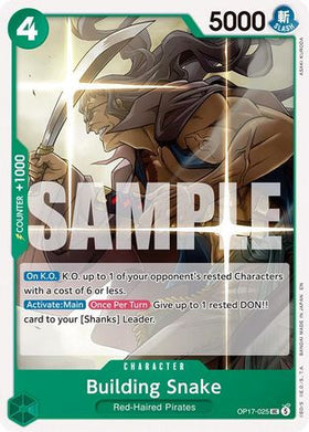 Building Snake (OP17-025) The World's Strongest Warriors
