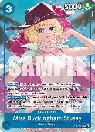 Miss Buckingham Stussy (Alternate Art) (OP17-054) The World's Strongest Warriors Foil