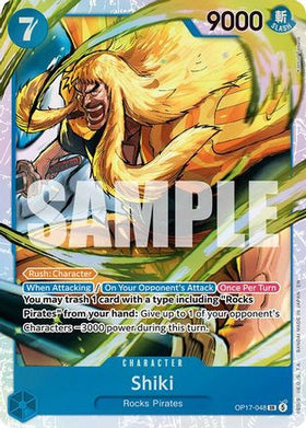 Shiki (048) (OP17-048) The World's Strongest Warriors Foil