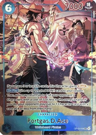 Portgas.D.Ace (119) (English Version 3rd Anniversary Set) (OP13-119) One Piece Promotion Cards Foil