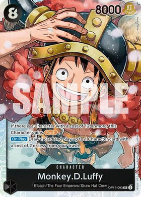 Monkey.D.Luffy (093) (OP17-093) The World's Strongest Warriors Foil