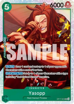 Yasopp (OP17-031) The World's Strongest Warriors Foil