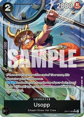 Usopp (Alternate Art) (OP17-080) The World's Strongest Warriors Foil