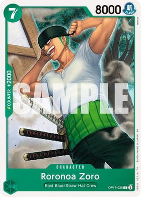 Roronoa Zoro (035) (OP17-035) The World's Strongest Warriors