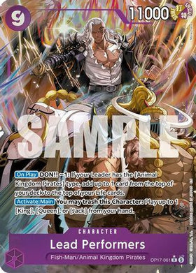 Lead Performers (Alternate Art) (OP17-061) The World's Strongest Warriors Foil