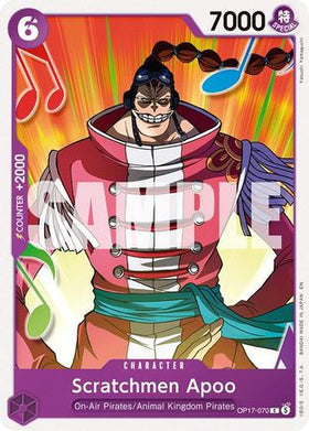 Scratchmen Apoo (OP17-070) The World's Strongest Warriors