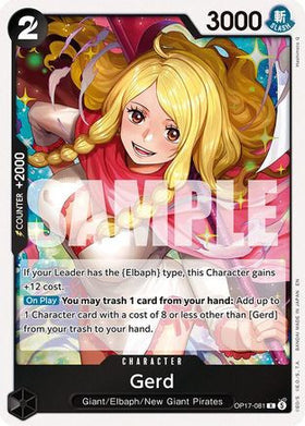 Gerd (OP17-081) The World's Strongest Warriors Foil