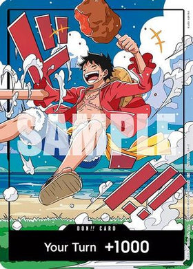 DON!! Card (World United) (Luffy) One Piece Promotion Cards Foil