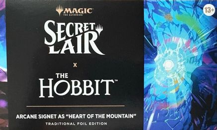 Secret Lair Drop: Secret Lair x The Hobbit - Arcane Signet As "Heat of the Mountain" - Traditional Foil Edition