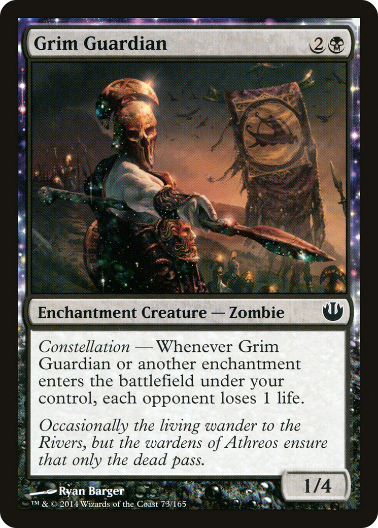 Grim Guardian (JOU-073) - Journey into Nyx: (enchantment)