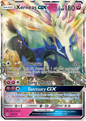 Xerneas-GX 90/131 - Forbidden Light Holofoil (MP)