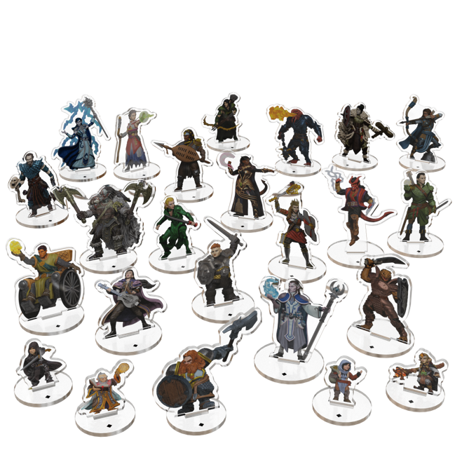 Dungeons & Dragons 2D Miniatures: Idols of the Realms - Wizards & Warriors