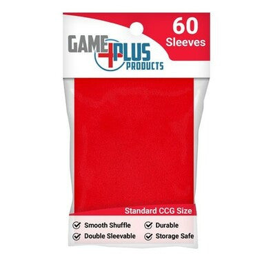 Standard Size Red Card Sleeves (60ct)