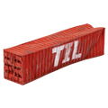 Battlefield in a Box: Team Yankee - Damaged 40ft Storage Containers (3)
