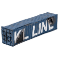 Battlefield in a Box: Team Yankee - Damaged 40ft Storage Containers (3)