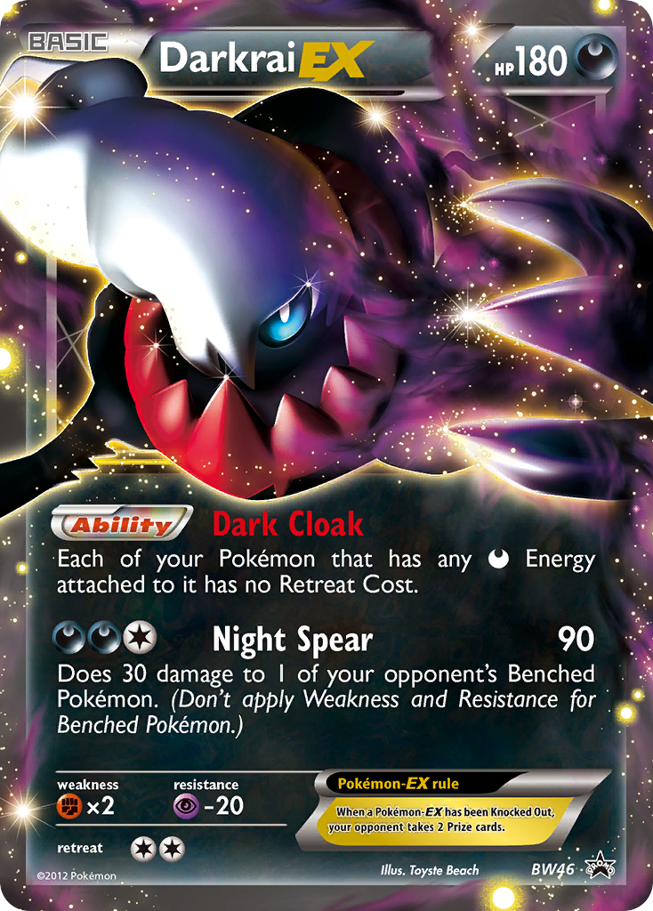 Darkrai-EX BW46/101 - BW Black Star Promos Holofoil (HP)