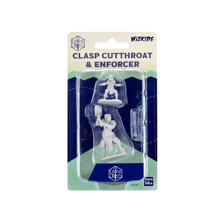 Critical Role Unpainted Miniatures: Clasp Cutthroat & Enforcer (Wave 2)