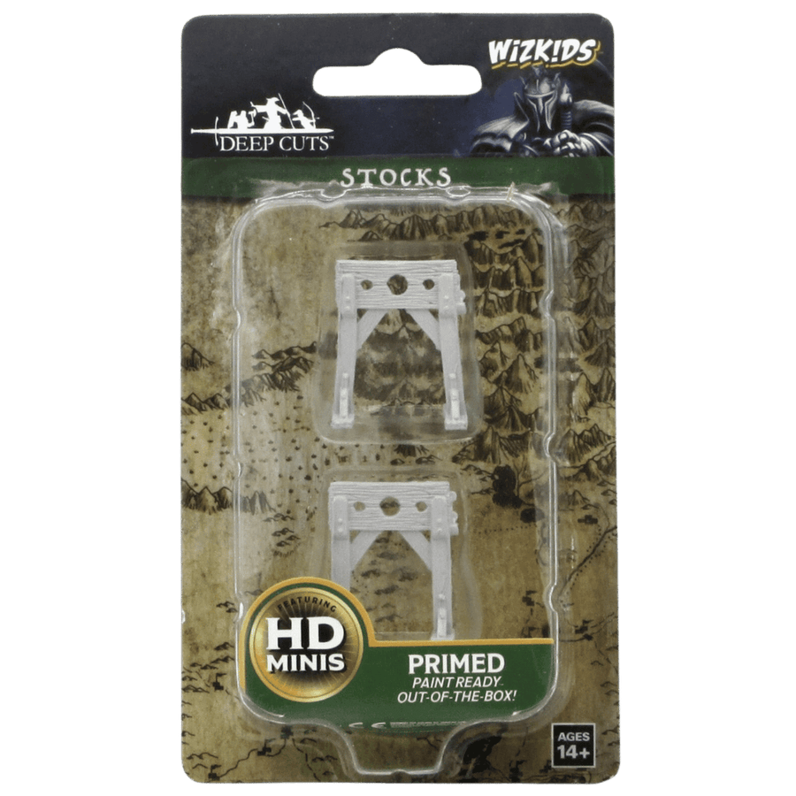 Wizkids Deep Cuts Unpainted Miniatures: Stocks