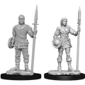 Wizkids Deep Cuts Unpainted Miniatures: Guards