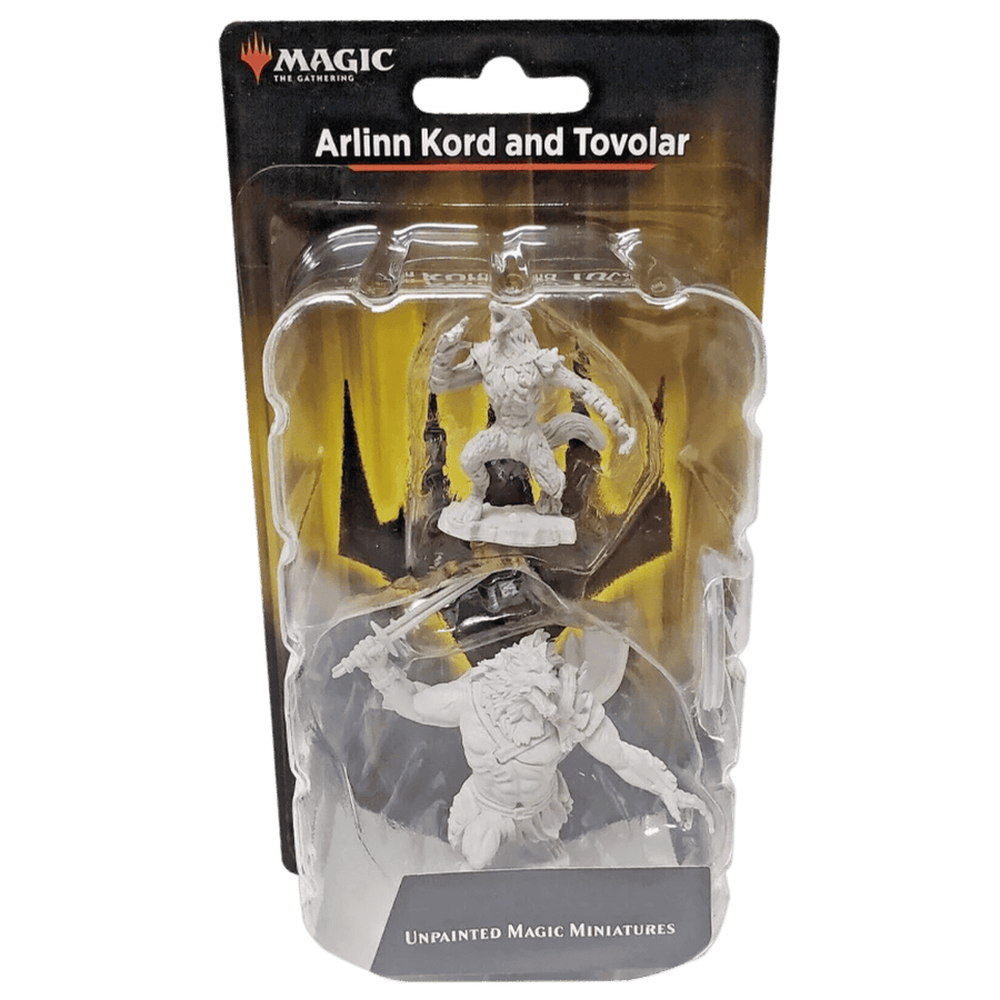 Magic: The Gathering Unpainted Miniatures: Arlinn Kord & Tovolar (Wave 4)