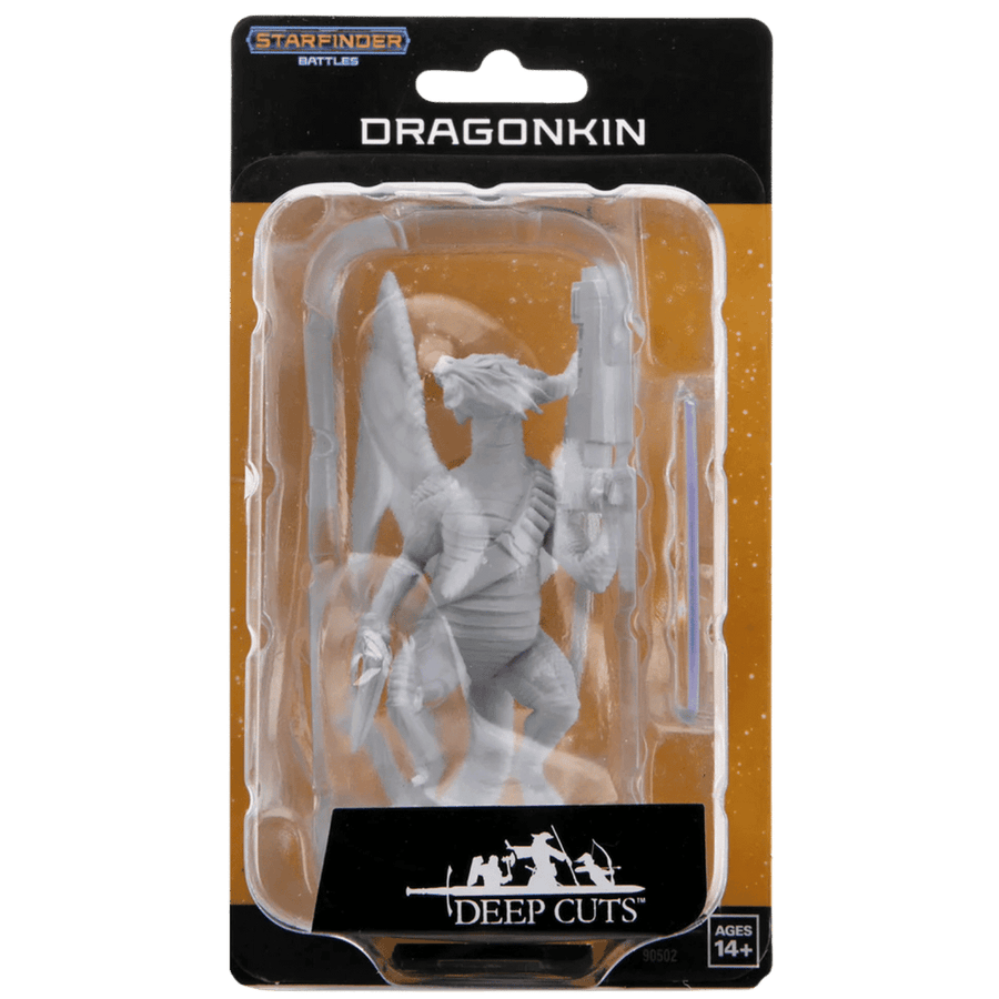 Starfinder Battles Deep Cuts Unpainted Miniatures: Dragonkin (Wave 17)