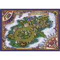 Dungeons & Dragons: Icons of the Realms - The Wild Beyond The Witchlight - The Domain of Prismeer & The Witchlight Carnival Wall Map
