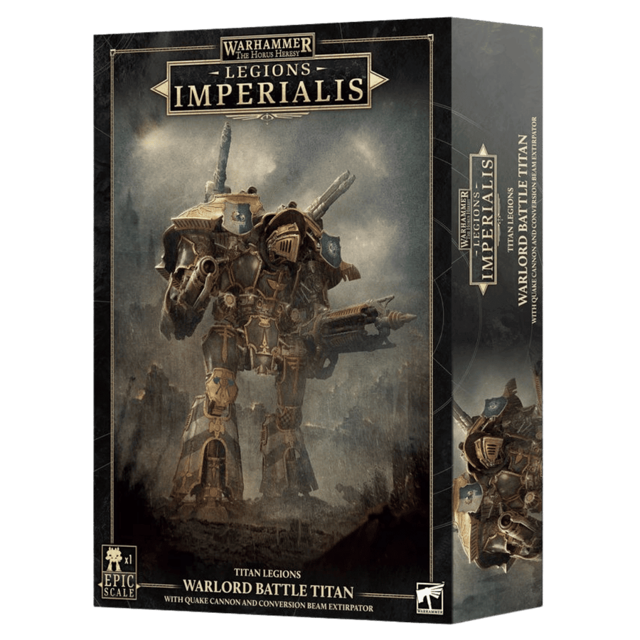 Warhammer The Horus Heresy: Legions Imperialis - Titan Legions - Warlord Battle Titan with Quake Cannon and Conversion Beam Extirpator