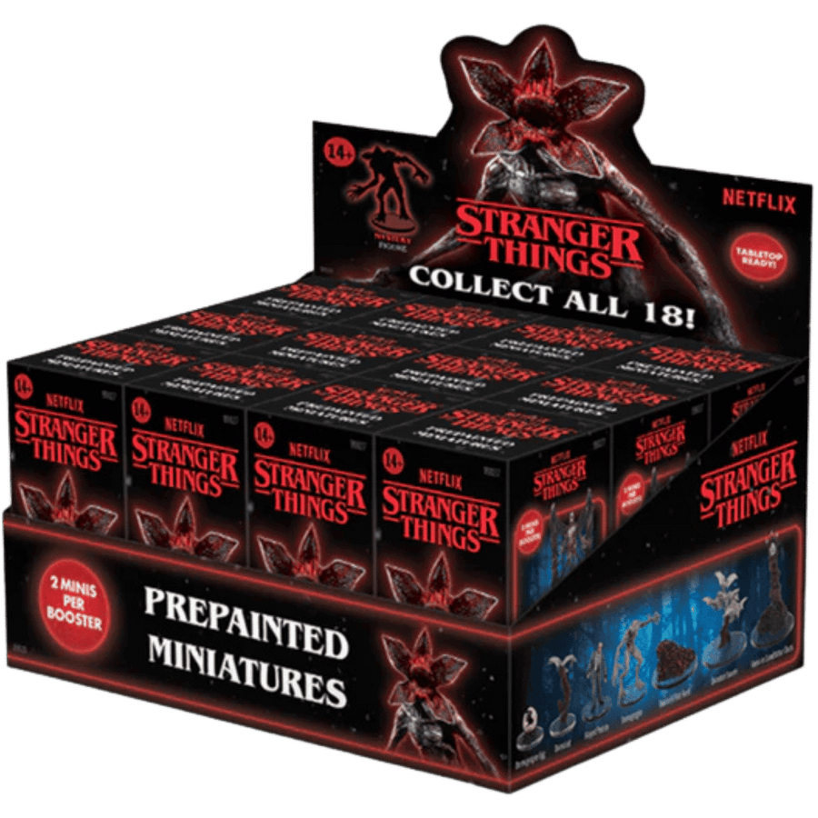 Stranger Things Prepainted Miniatures 2-Figure Booster - Display (12)