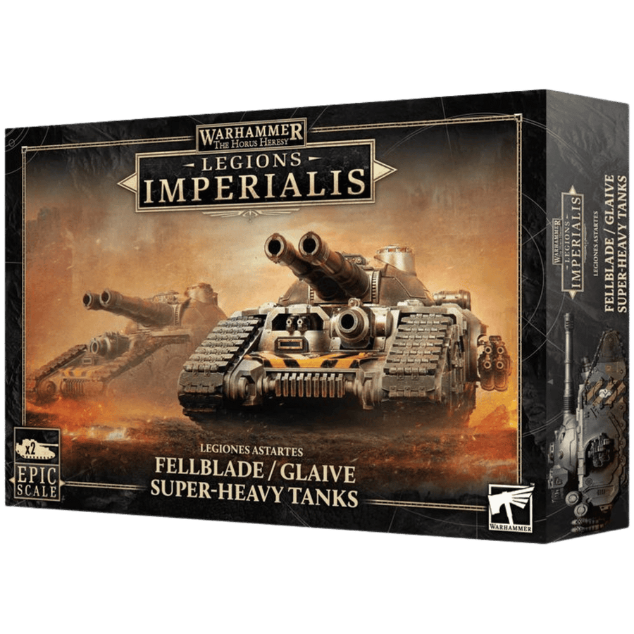 Warhammer The Horus Heresy: Legions Imperialis - Legiones Astartes - Fellblade / Glaive Super-Heavy Tanks