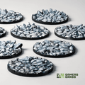 GamersGrass: Battle Ready Toppers - Frost Lake - Round 32mm (8ct)