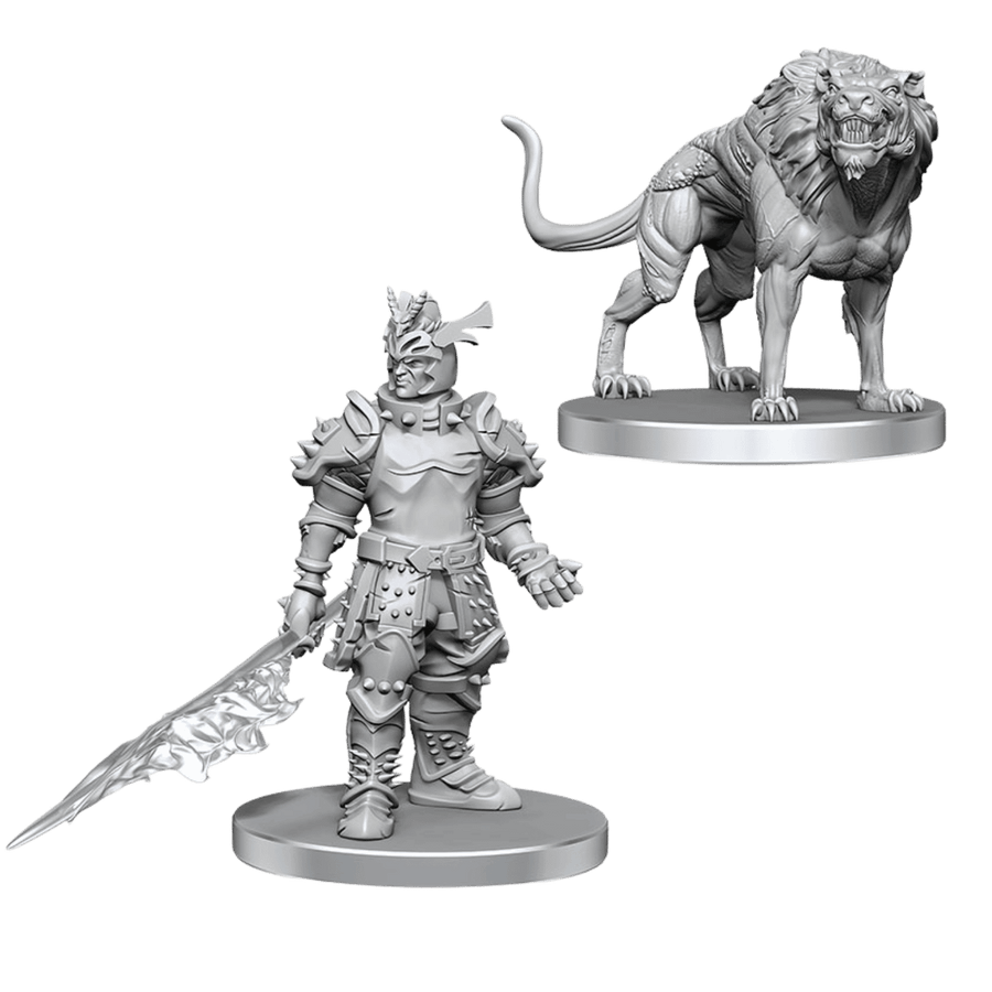 Dungeons & Dragons: Nolzur's Marvelous Miniatures - Hell Hound & Narzugon (Unpainted)