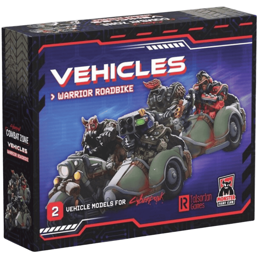 Cyberpunk RED: Combat Zone - Warrior Roadbike (PREORDER)