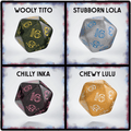 Mystery Menagerie Polyhedral 7pcs Dice Set - Blind Pack Display (12) (PREORDER)