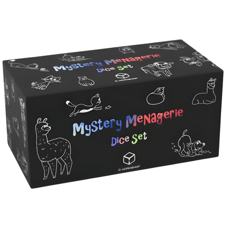 Mystery Menagerie Polyhedral 7pcs Dice Set - Blind Pack Display (12) (PREORDER)