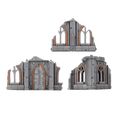 Battlefield in a Box: Gothic Sector - Castograd Warehouse Small Ruins (Pre-painted) (PREORDER)