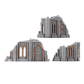 Battlefield in a Box: Gothic Sector - Castograd Hab Block Small Ruins (Pre-painted) (PREORDER)