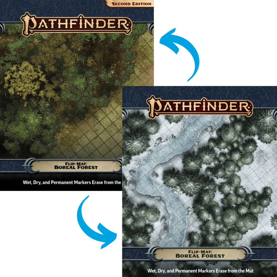 Pathfinder RPG 2nd Edition: Flip-Mat - Boreal Forest