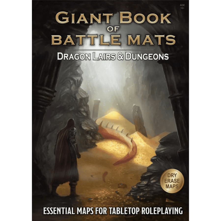 Giant Book of Battle Mats: Dragon Lairs & Dungeons