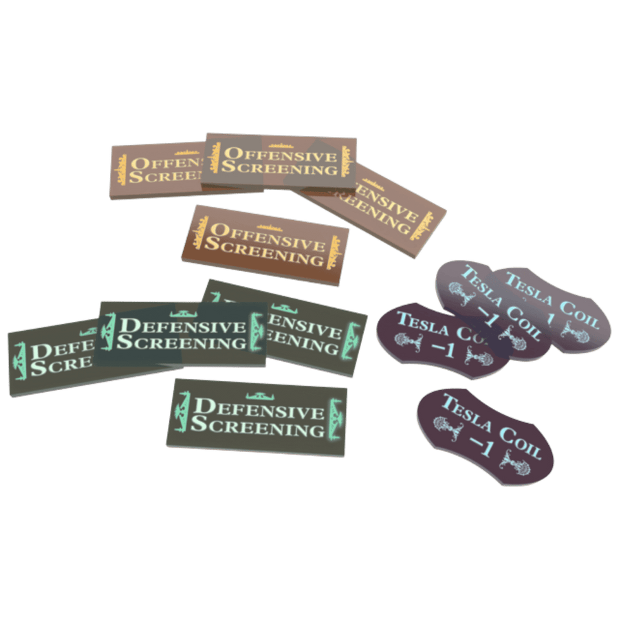 Leviathans: The Great War: Acrylic Token Set (PREORDER)