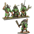 Kings of War 4E: Halfling Forest Troll Gunners & Sergeant